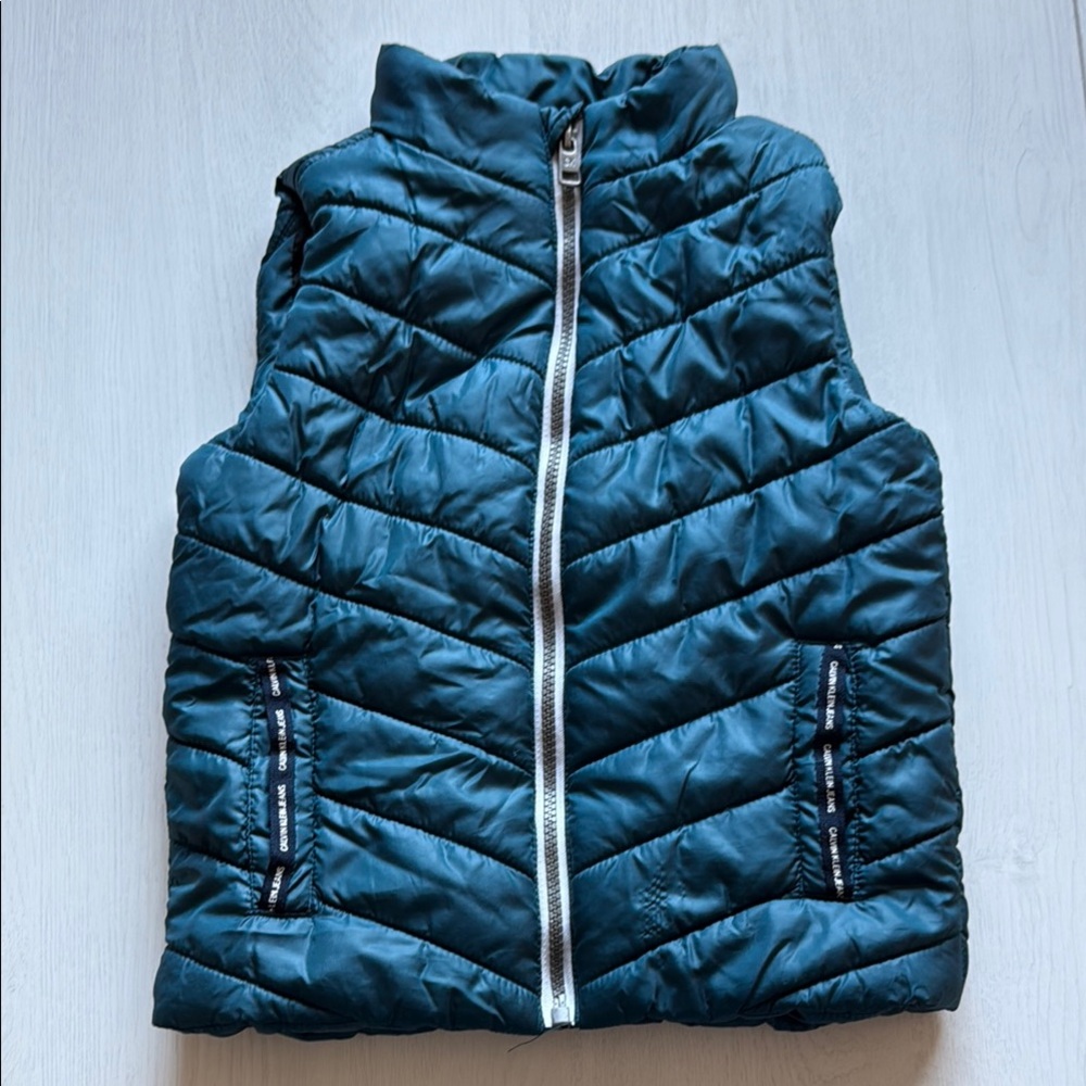 Calvin Klein Jeans Navy Quilted Vest Size 4T